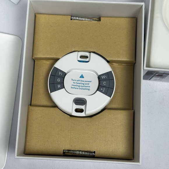 Google Nest E Smart Home Wifi Digital Programable Thermostat T4000ES - Picture 12 of 13